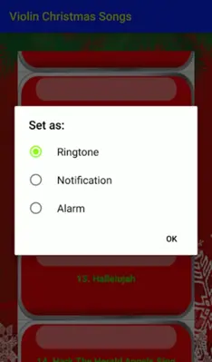 Violin Music of Christmas Song android App screenshot 0